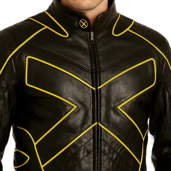 The Last Stand X-Man Wolverine  Leather Jacket Black Genuine Leather Jacket For Men