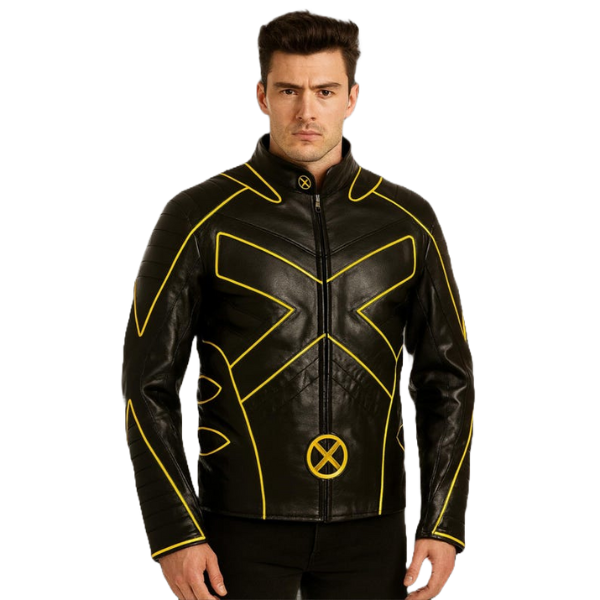 The Last Stand X-Man Wolverine  Leather Jacket Black Genuine Leather Jacket For Men