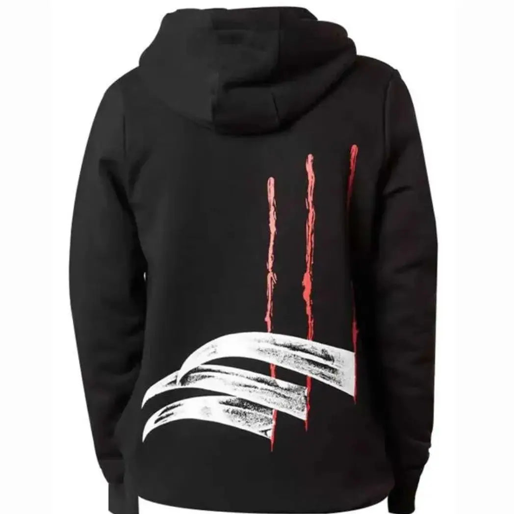 Unisex Black Fleece Pullover Hoodie