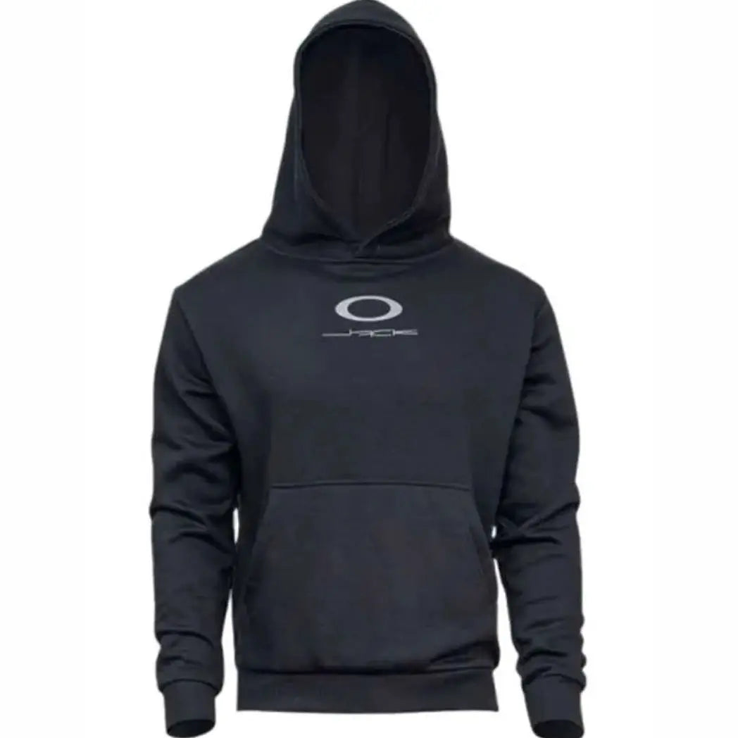 Unisex Black Fleece Pullover Hoodie