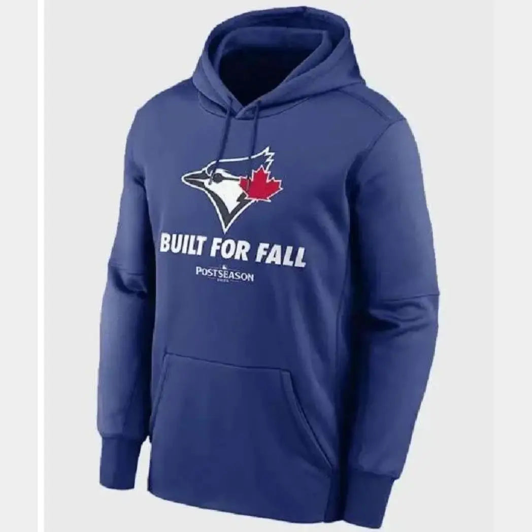 Unisex Blue Fleece Pullover Hoodie