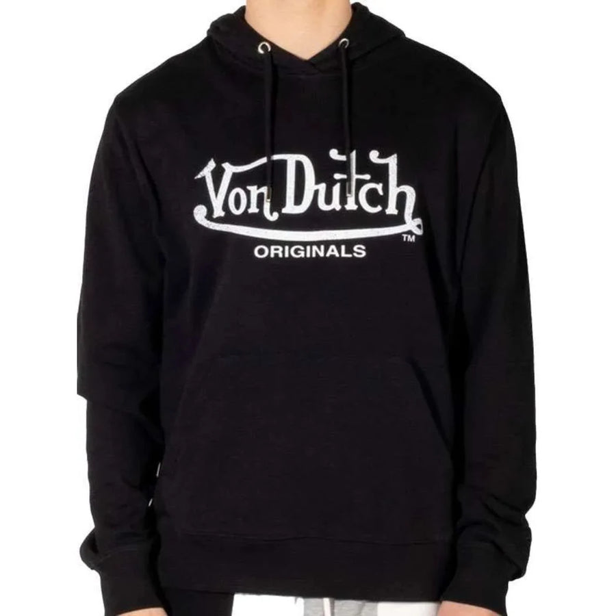 Unisex Color Black Pullover Fleece Hoodie