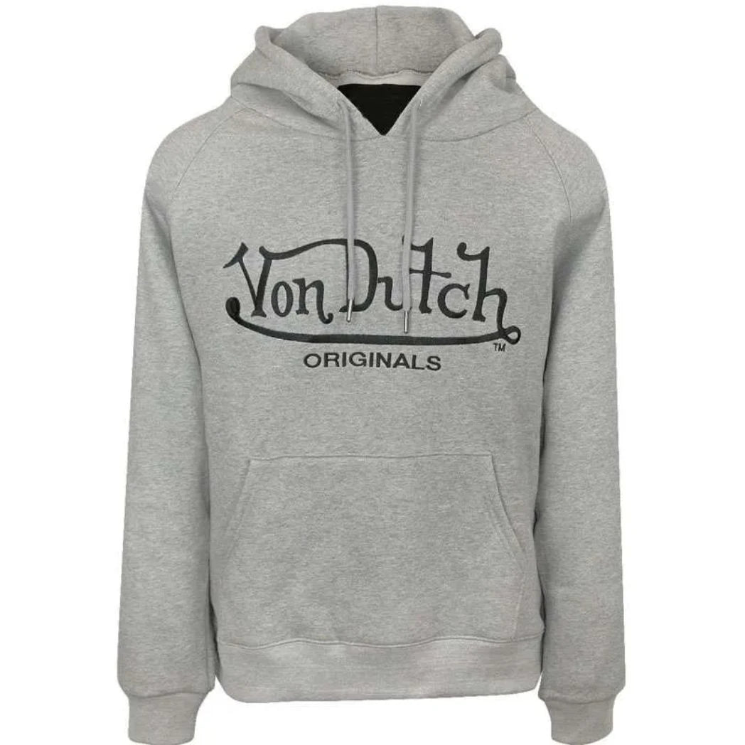 Unisex Color Grey Pullover Fleece Hoodie