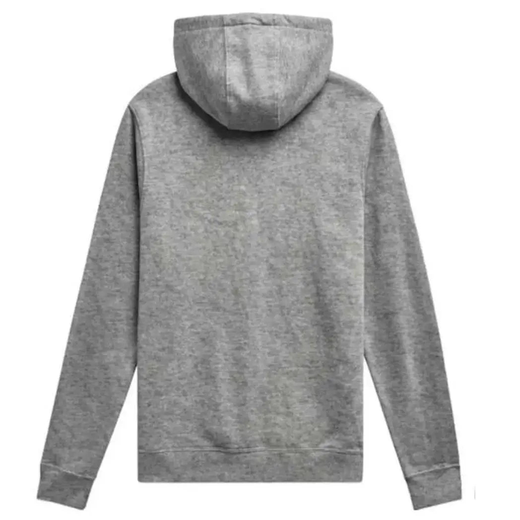 Unisex Grey Pullover Fleece Hoodie