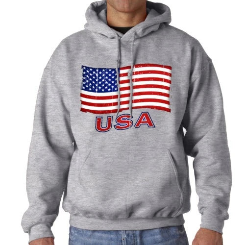 Unisex USA American Flag Patriotic Sweatshirt