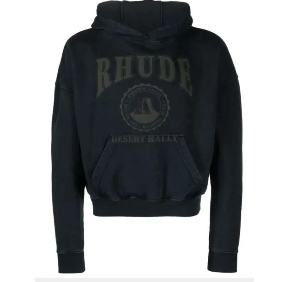 Urban Black Pullover Fleece Hoodie for Men & Women