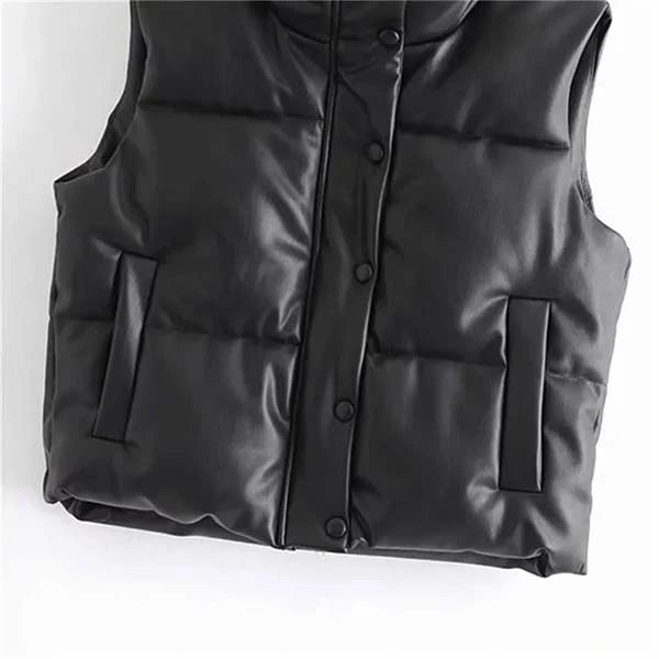 Wednesday Season 2 Black Puffer Vest