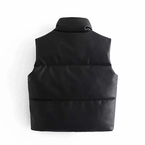 Wednesday Season 2 Black Puffer Vest