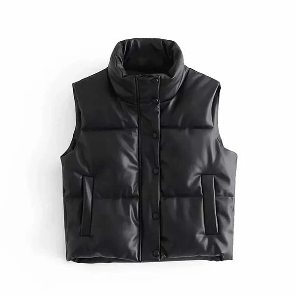 Wednesday Season 2 Black Puffer Vest