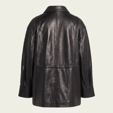 Women's Black Sheepskin Leather Jackets