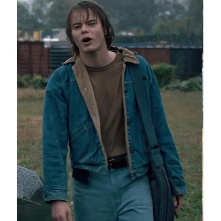 Stranger Things S05 Jonathan Byers Blue Denim Jacket
